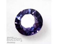 BZC! 5.95 carat natural alexandrite round cert.VGTL of 1st grade