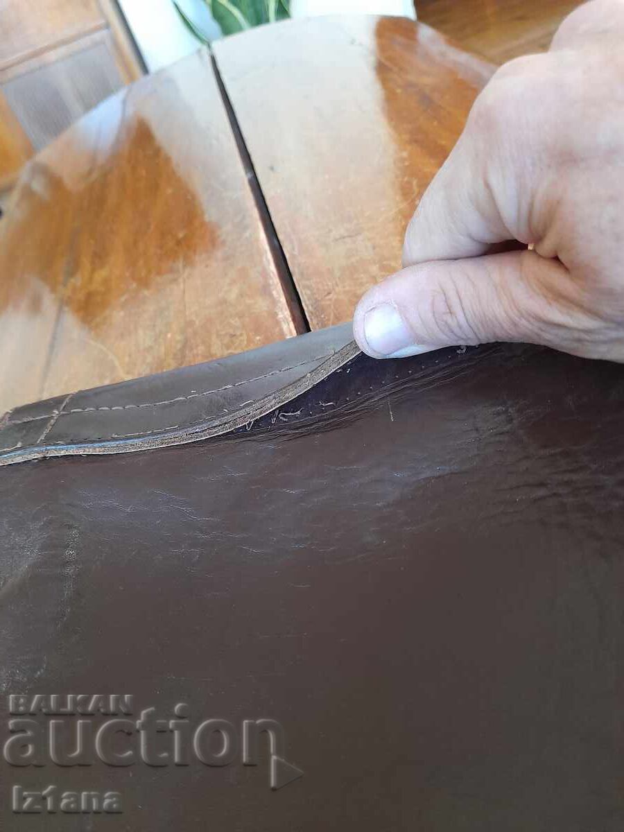 Παράδοση Παλιά δερμάτινη τσάντα Παράδοση Παλιά δερμάτινη τσάντα