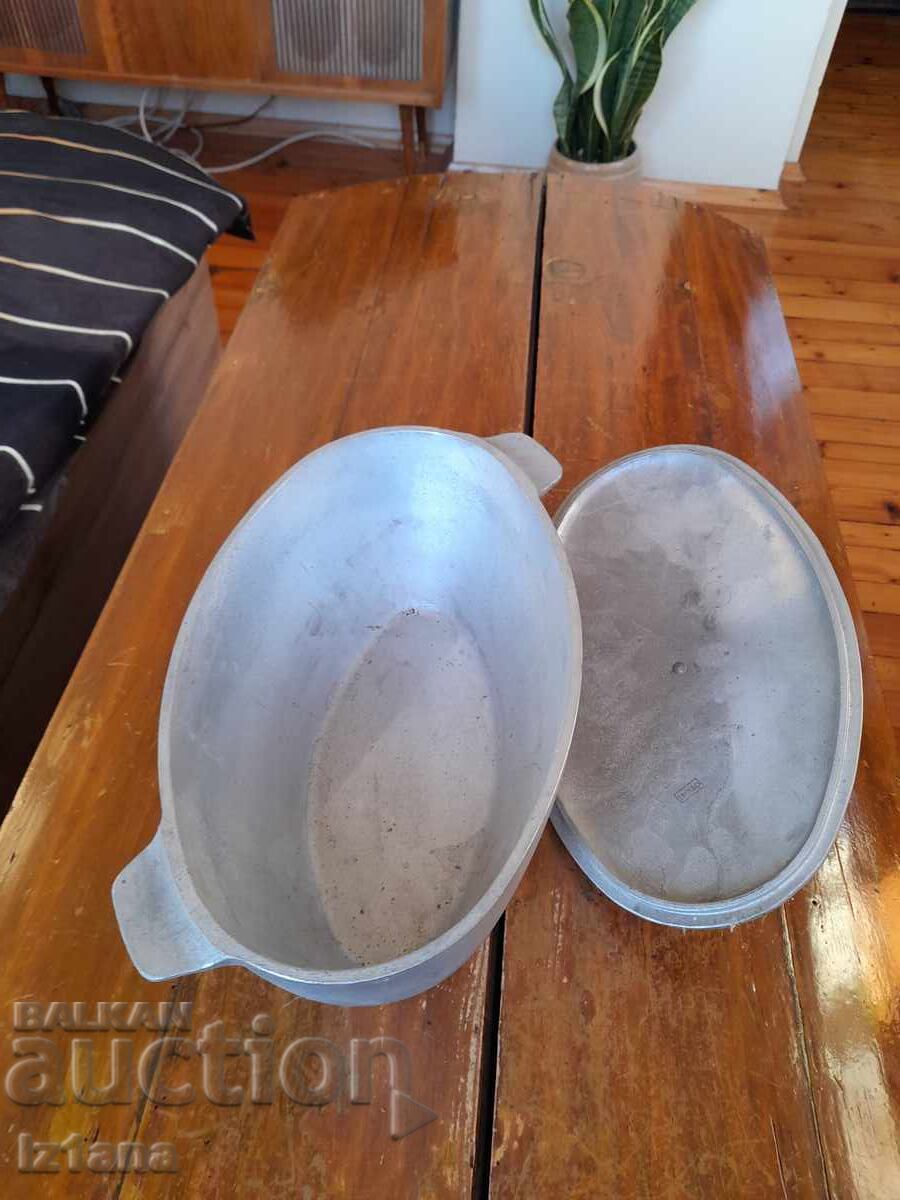 Old aluminum pot with price 75.00 BGN | € 38.35