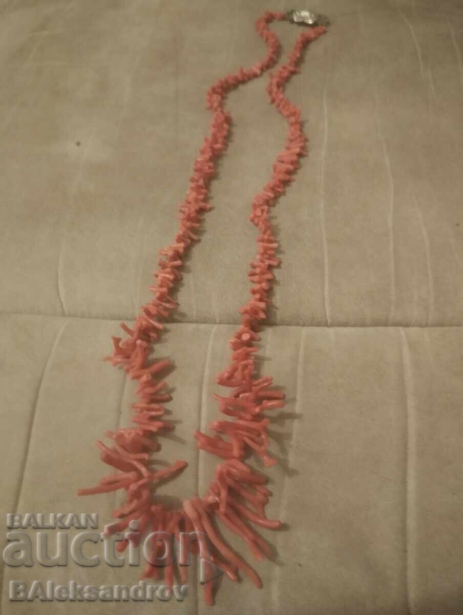 Natural coral necklace with price 46.00 BGN | € 23.52 Natural coral necklace with price 46.00 BGN | € 23.52