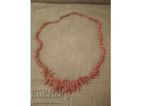 Natural coral necklace