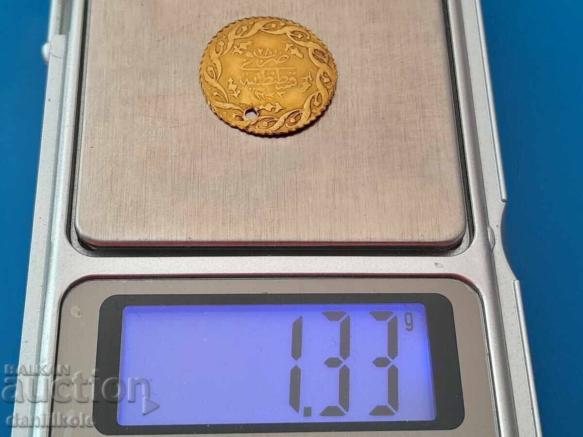 *$*Y*$*OTTOMAN EMPIRE GOLD 1808/1223/28 MAHMUD II *$*Y*$* - 7