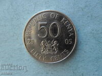 50 de cenți 2005 Kenya