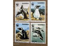 Namibia - Animale pe cale de dispariție - pinguin african (1997) MNH