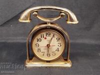 BZC OLD RETRO MECHANICAL CLOCK ALARM CLOCK DIAMOND CHINA