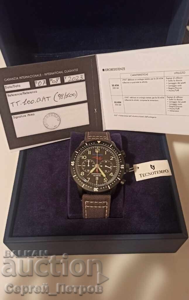 Tecnotempo Chronograph 100M "Fighter Pilot Special Edition"