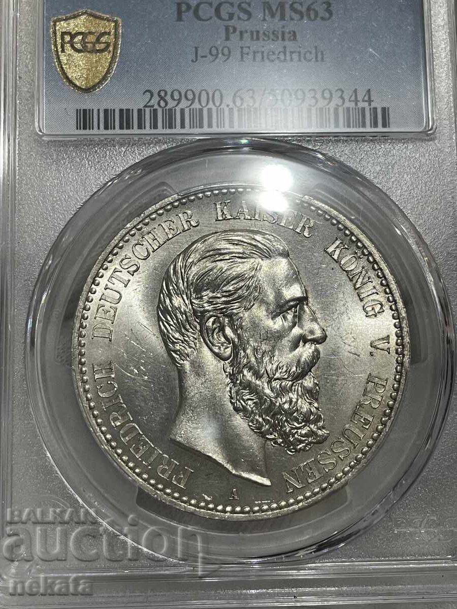 5 timbre 1888 MS63 PCGS