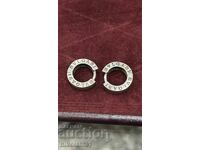 Bvlgari silver earrings