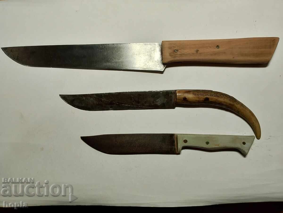 LOT OF 3 OLD BULGARIAN KNIVES