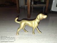 Beautiful figure statuette Dog Belgium bronze perfectly composed.