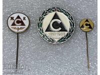 Lot of football badges SLAVIA SOFIA