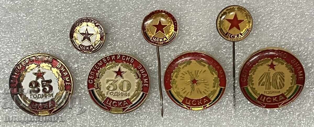 Lot of CSKA SOFIA football badges Lot of CSKA SOFIA football badges