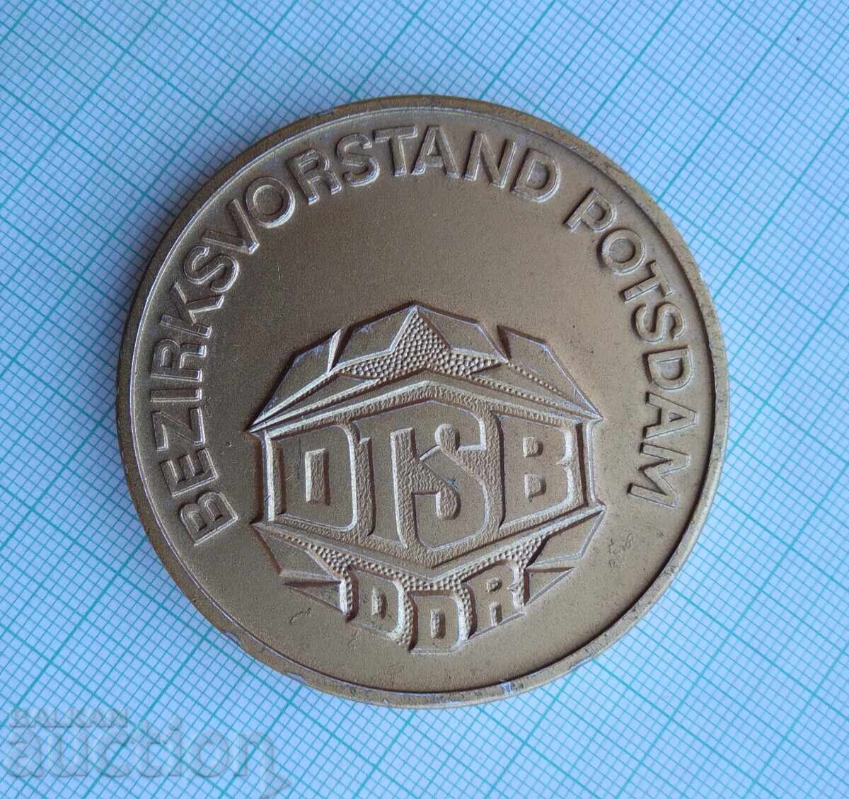 Auction 17630 DTSB DDR Plaque - East Germany - 56mm Auction 17630 DTSB DDR Plaque - East Germany - 56mm