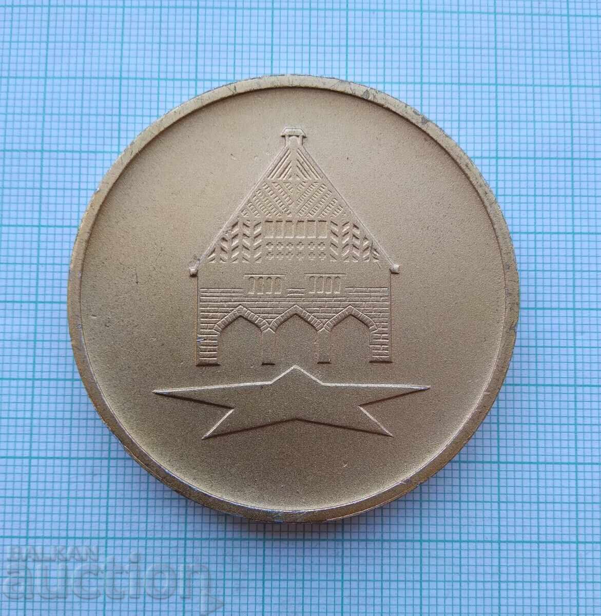 Delivery of 17630 DTSB DDR Plaque - East Germany - 56mm Delivery of 17630 DTSB DDR Plaque - East Germany - 56mm