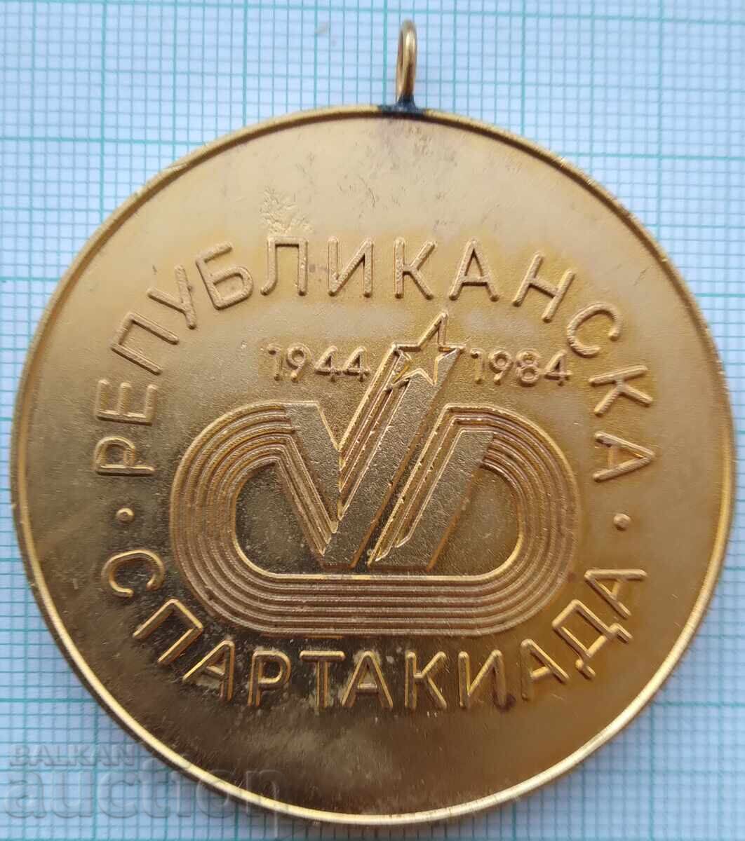 17643 Medalie - Spartakiada Republicană 1984 -50mm