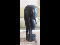 Sculptură în lemn masiv Africa pentru colecționari 25cm