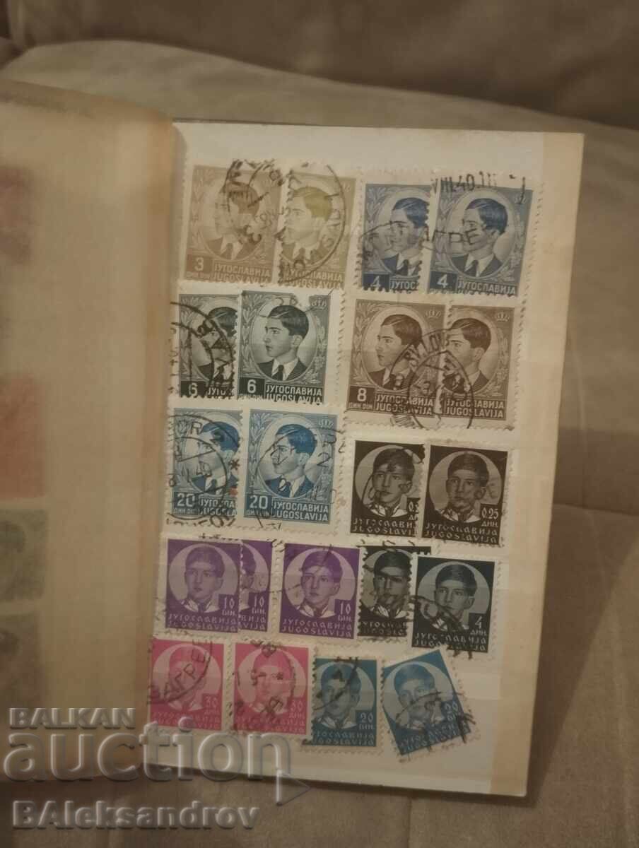 Old album of postage stamps for collection - 6 Old album of postage stamps for collection - 6