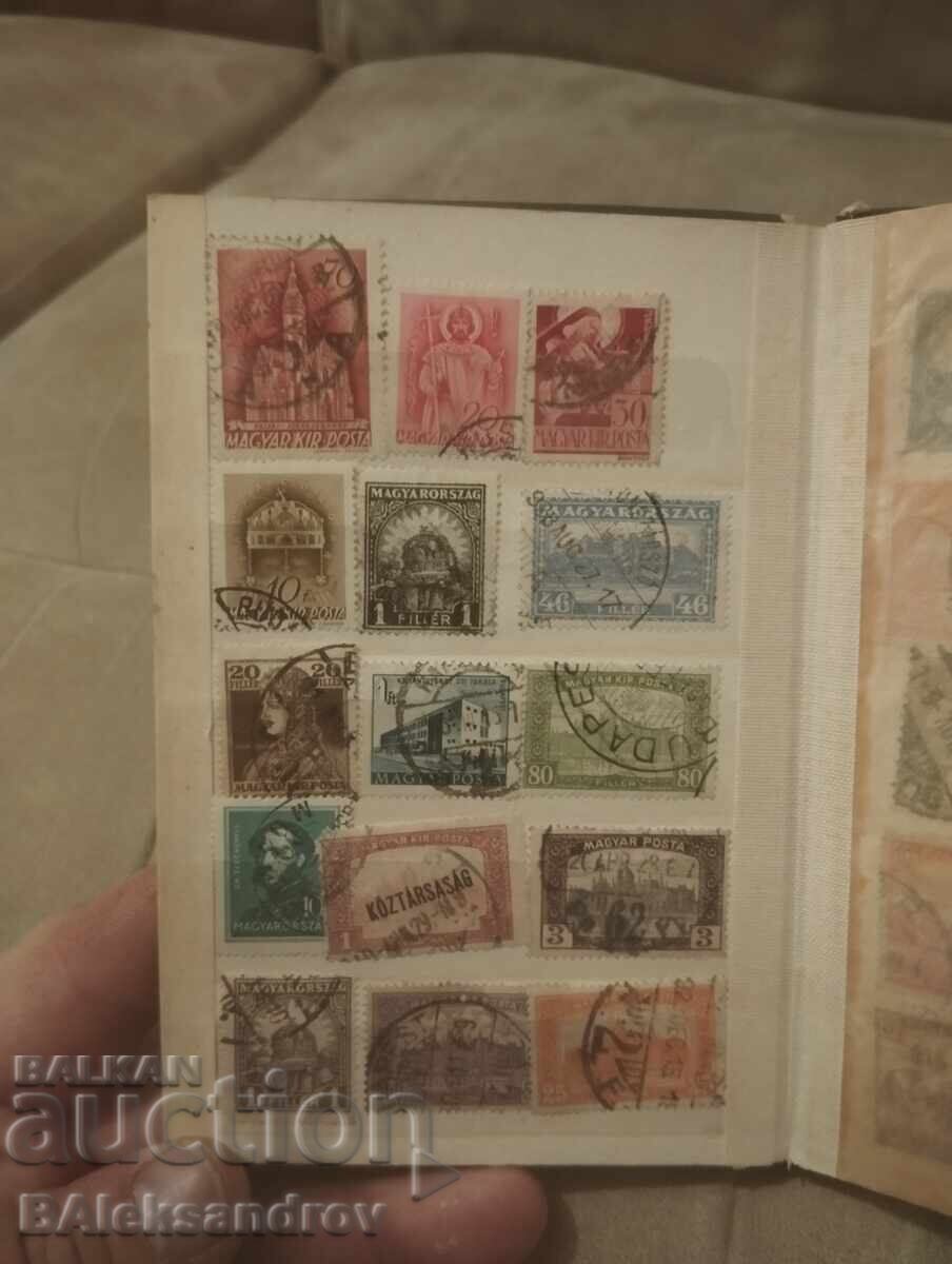 Old album of postage stamps for collection - 7 Old album of postage stamps for collection - 7