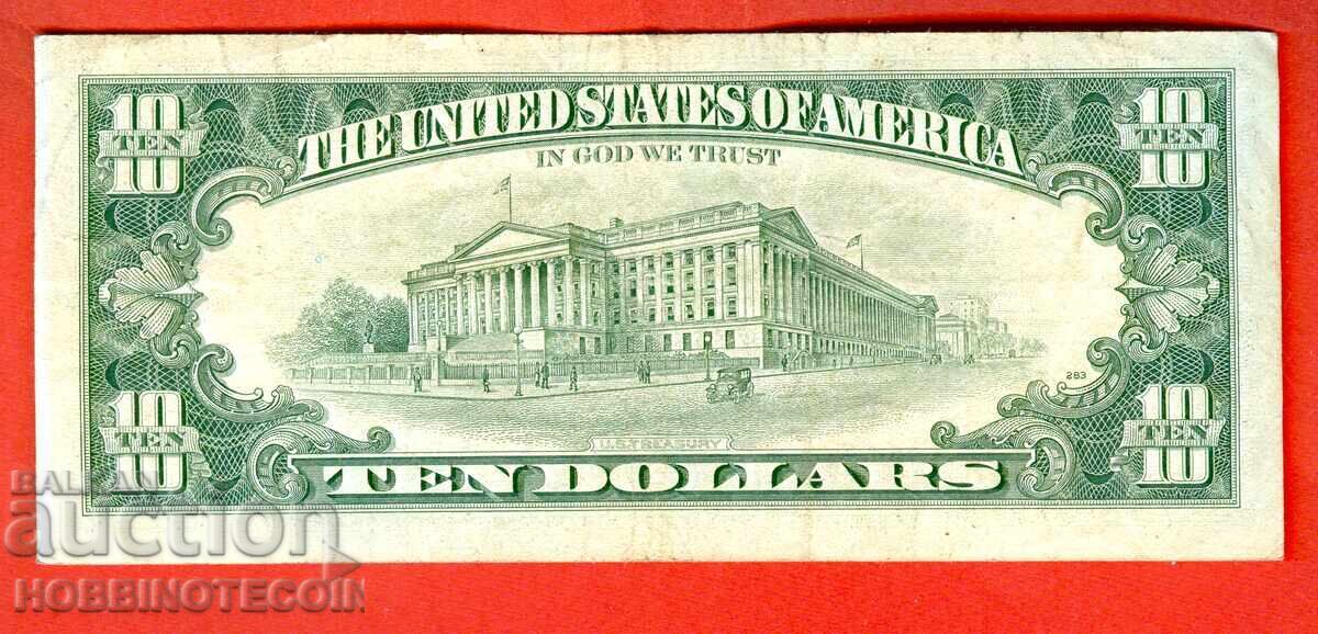 USA USA 10 $ - L - issue issue 1988 A with price 39.10 BGN | € 19.99 USA USA 10 $ - L - issue issue 1988 A with price 39.10 BGN | € 19.99