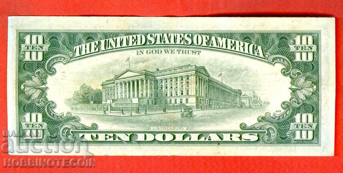 USA USA 10 $ - B - issue issue 1977 A with price 44.96 BGN | € 22.99 USA USA 10 $ - B - issue issue 1977 A with price 44.96 BGN | € 22.99