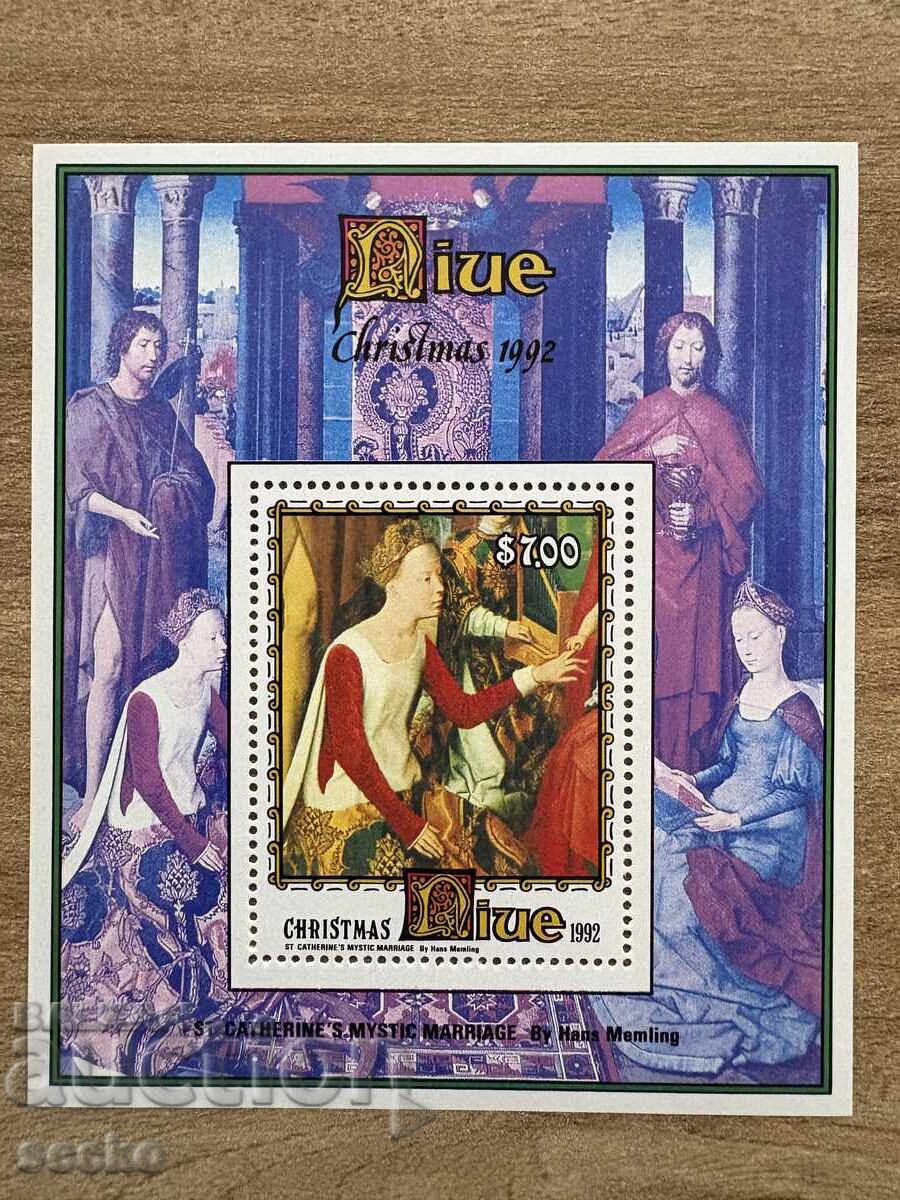 Niue - Christmas - Paintings by Hans Memling (1992) MNH