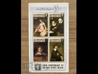 Νιούε - 150 χρόνια γραμματόσημα - Rembrandt Paintings (1990) MNH