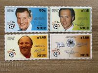 Niue - World Cup - Captains...(1990) MNH