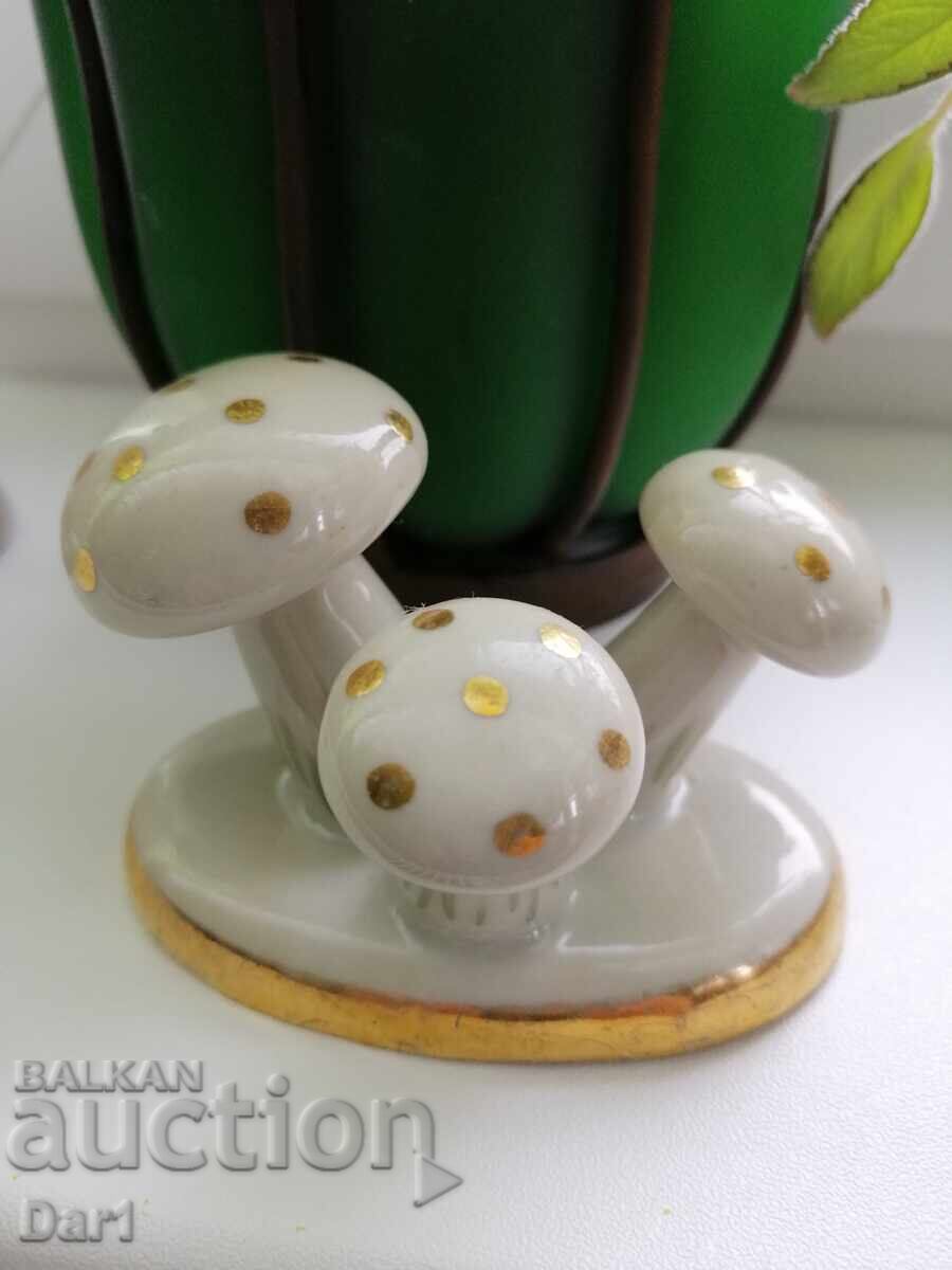 Porcelain figurine Mushrooms