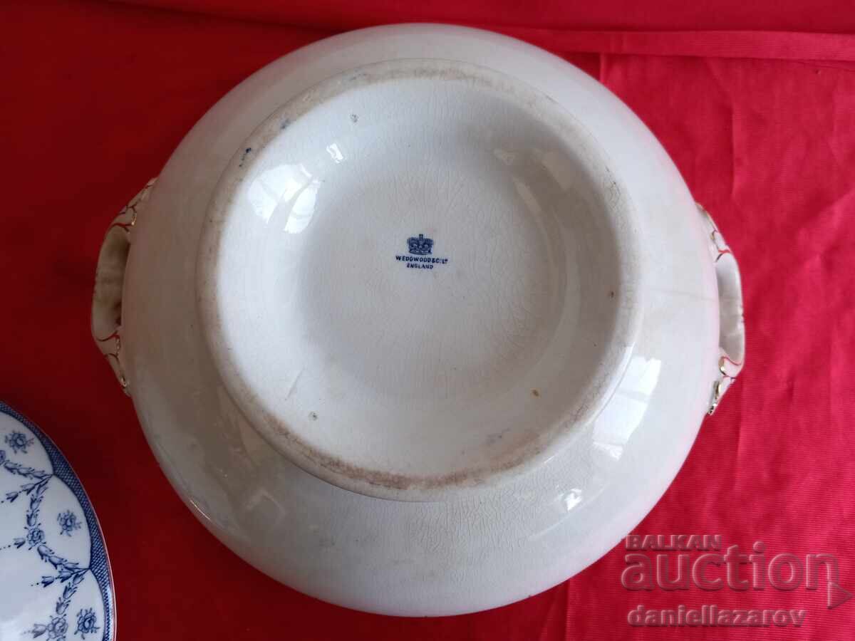 1900 Old Anglian Porcelain Terrine, Wedgwood Soup Bowl - 5 1900 Old Anglian Porcelain Terrine, Wedgwood Soup Bowl - 5