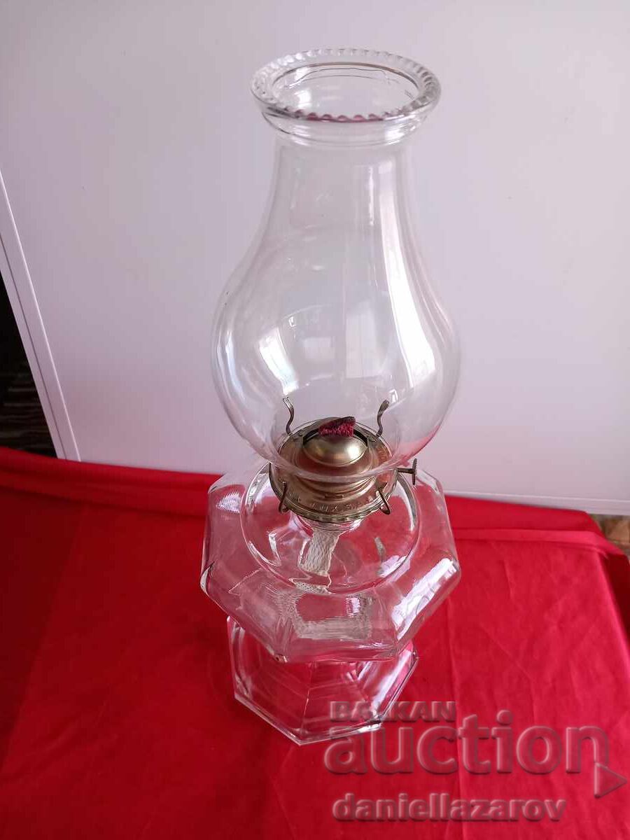 Rare Large Old Glass Gas Lamp with price 120.00 BGN | € 61.36