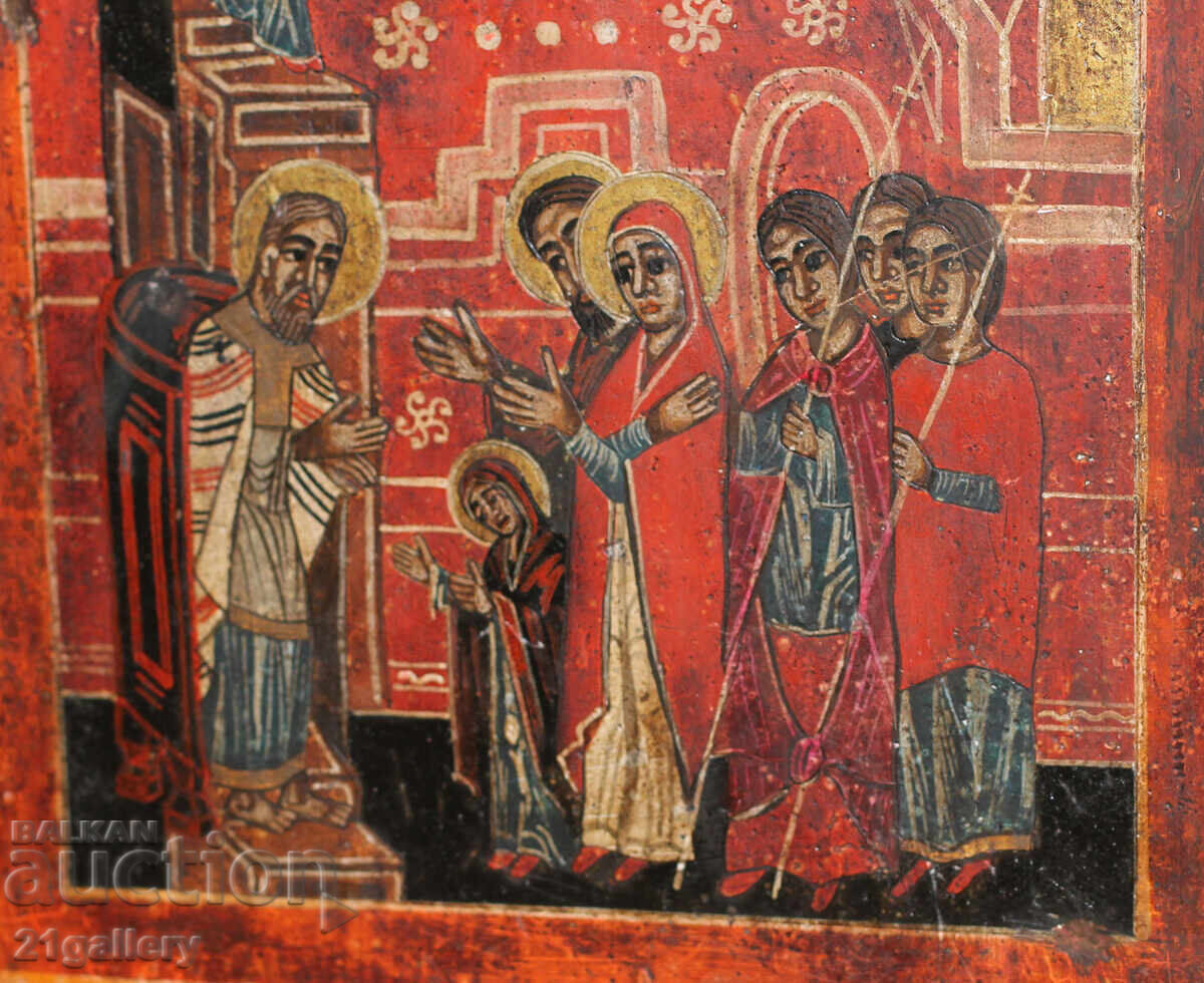 Modern icon / hand painted / Introduction to the Virgin Mary - 7 Modern icon / hand painted / Introduction to the Virgin Mary - 7