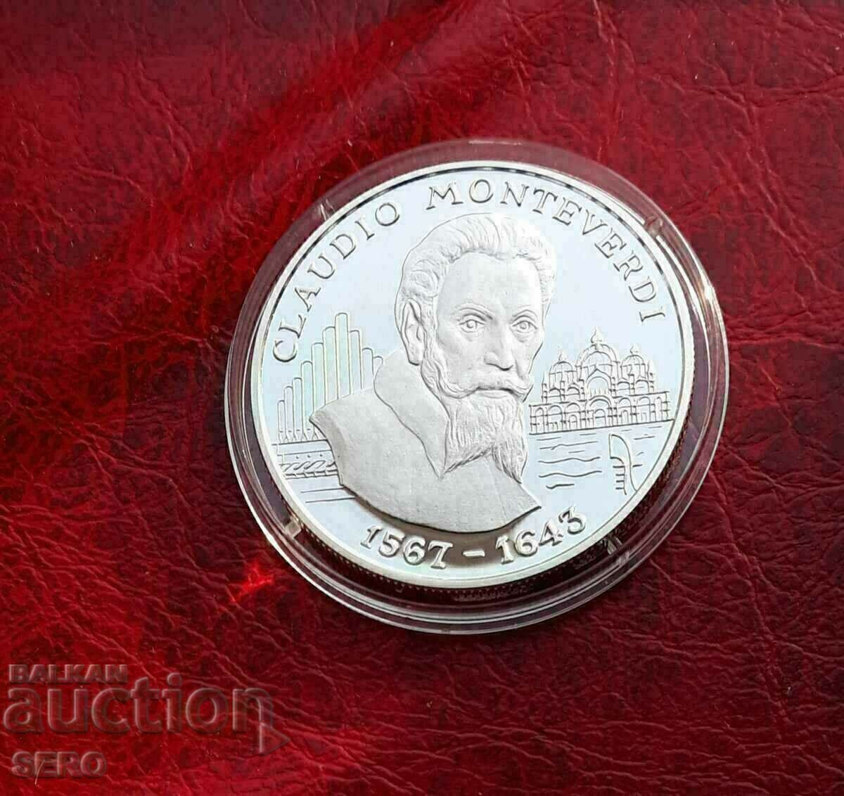 Andorra-10 Diners/ecu/ 1998-Monteverdi-κυκλοφορία 25.000 τεμάχια