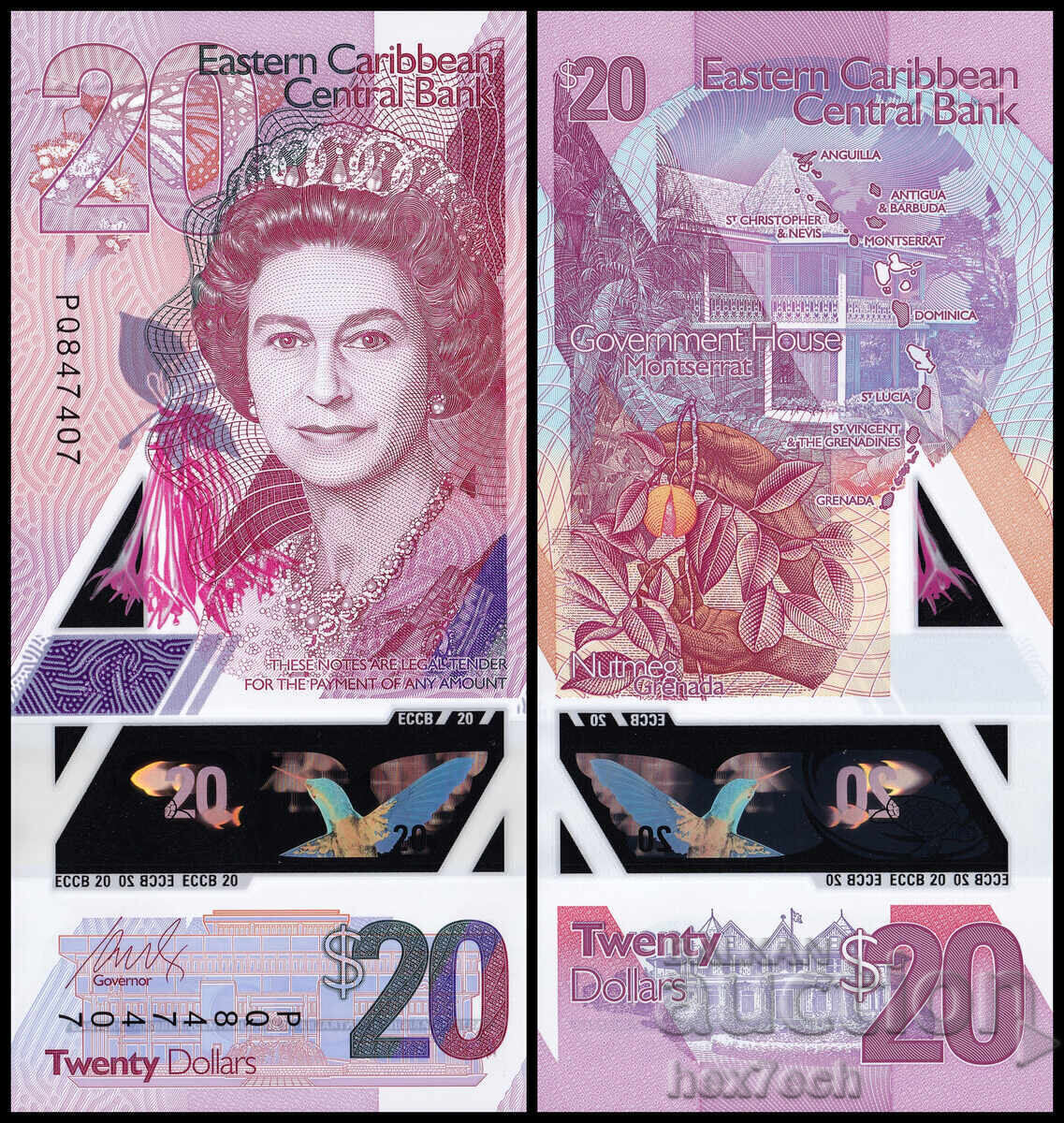 ❤️ ⭐ Eastern Caribbean 2019 $20 Polymer UNC new ⭐ ❤️ ❤️ ⭐ Eastern Caribbean 2019 $20 Polymer UNC new ⭐ ❤️