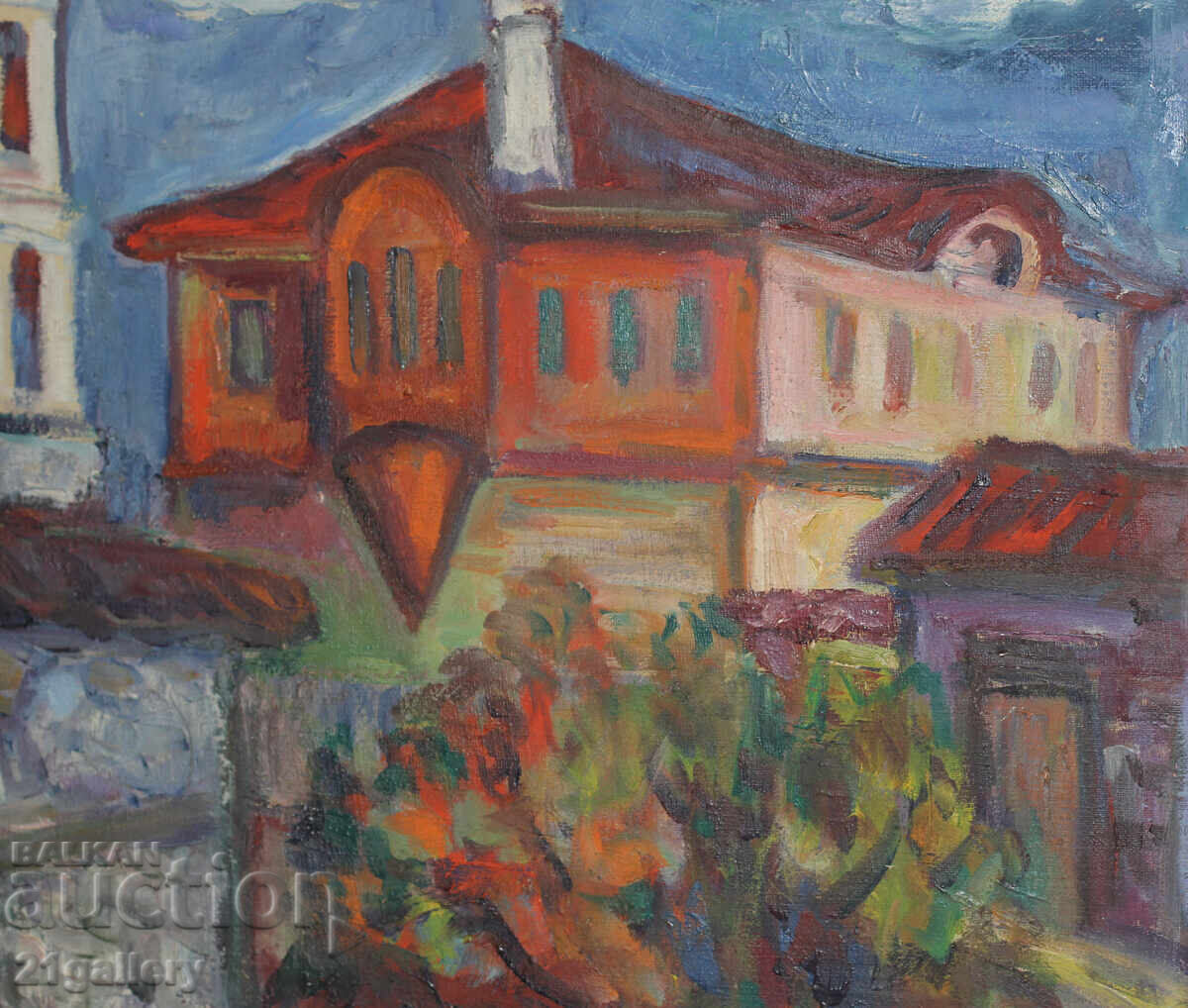 Vasil Daalov (1898 - 1979) Pictură în ulei, peisaj - 5