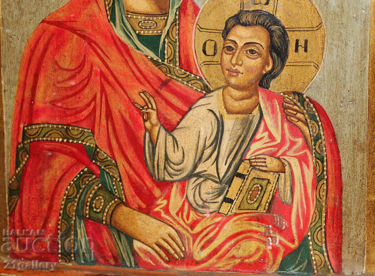 Hand-painted icon triptych Holy Virgin and Child - 5 Hand-painted icon triptych Holy Virgin and Child - 5