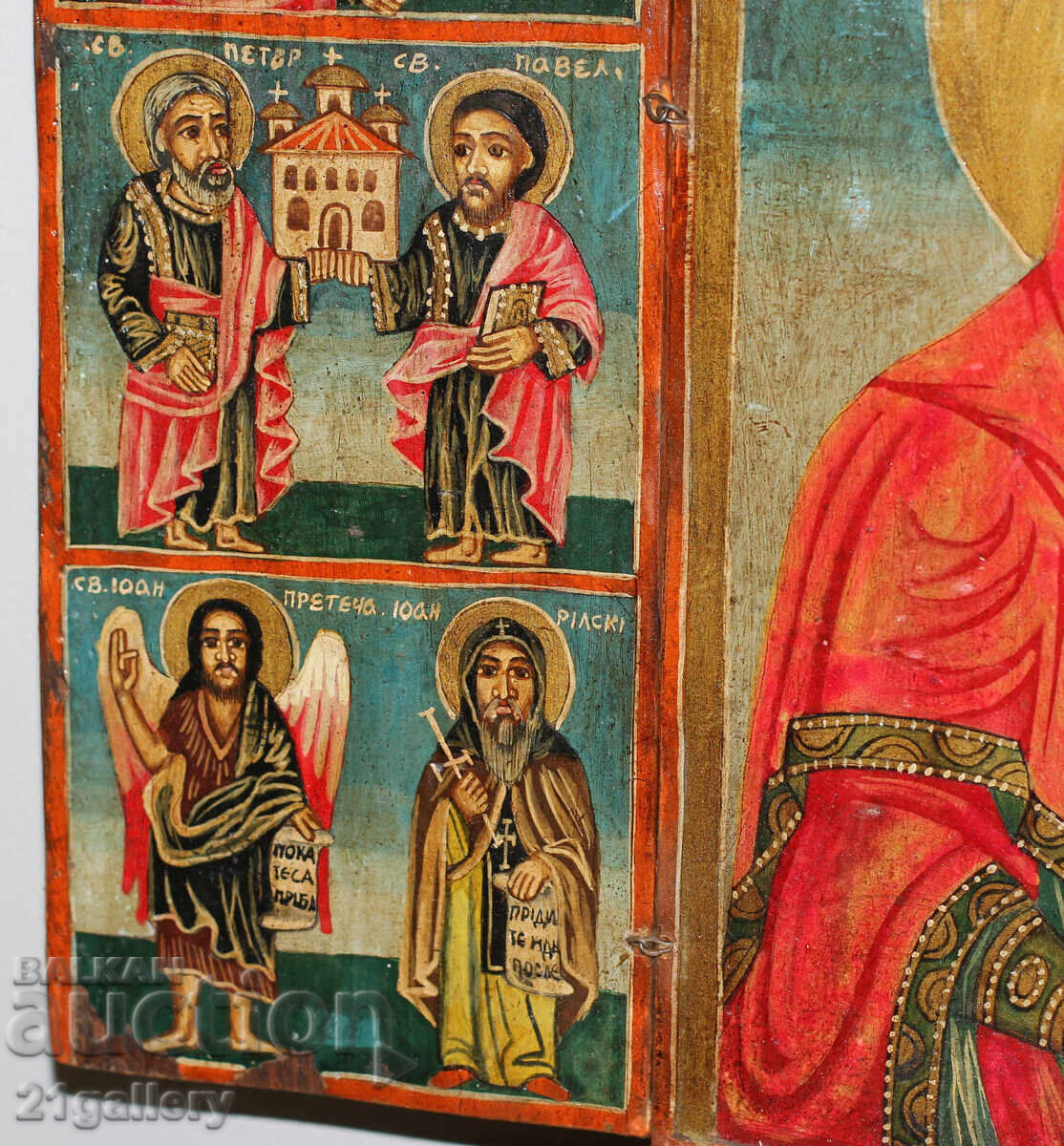 Hand-painted icon triptych Holy Virgin and Child - 7 Hand-painted icon triptych Holy Virgin and Child - 7