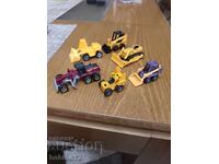 Mașinuțe excavatoare Matchbox 6 buc. la 8