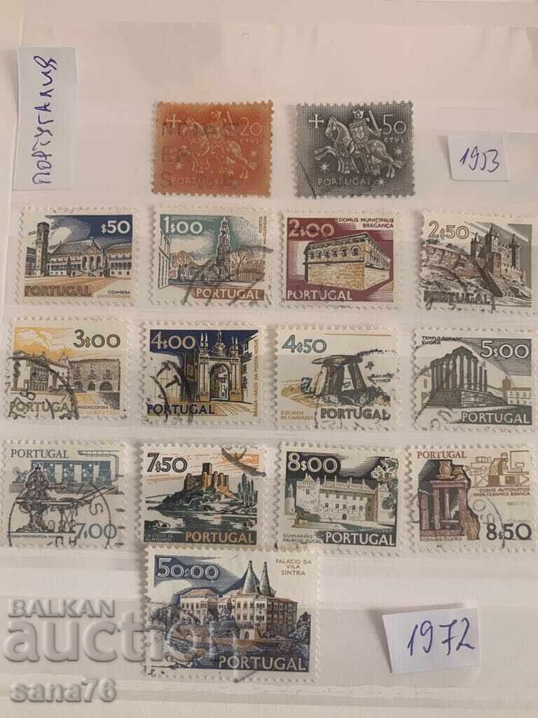 Lot of old stamps 6 countries from Europe-1945 to 1983 Lot of old stamps 6 countries from Europe-1945 to 1983