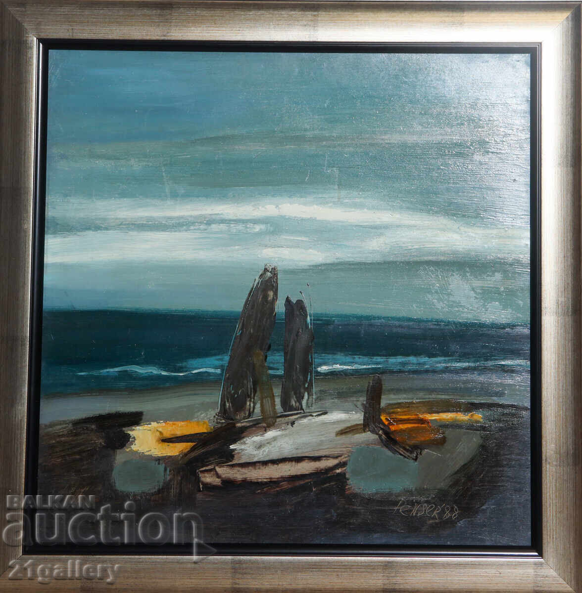 Petko Serkedjiev - Penser (1947 - 2019) Seascape Petko Serkedjiev - Penser (1947 - 2019) Seascape