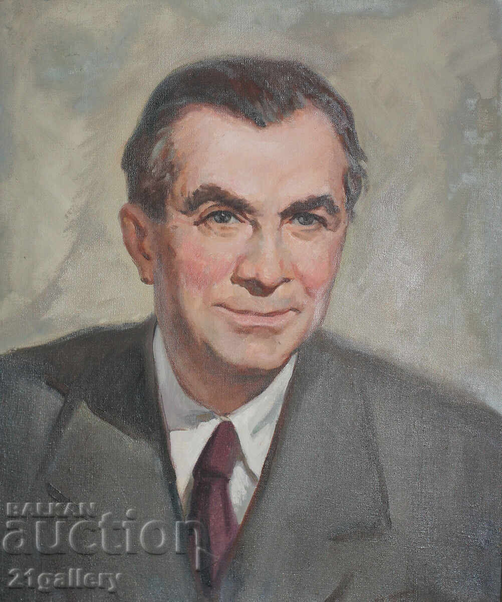 Olga Zhelyazkova - Bogdanova / Oil paintings - male portrait with price 2200.00 BGN | € 1124.84 Olga Zhelyazkova - Bogdanova / Oil paintings - male portrait with price 2200.00 BGN | € 1124.84