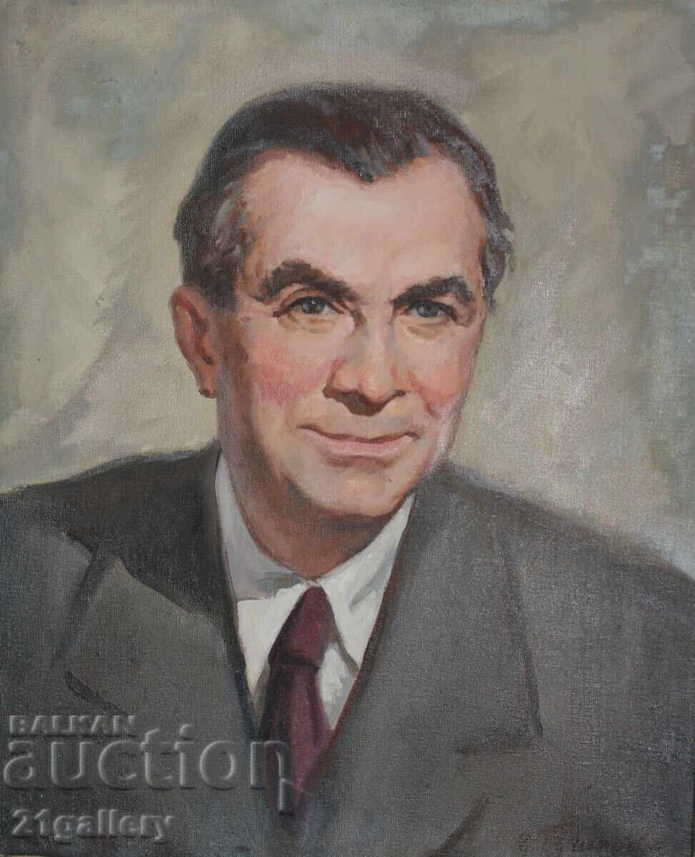 Olga Zhelyazkova - Bogdanova / Oil paintings - male portrait Olga Zhelyazkova - Bogdanova / Oil paintings - male portrait