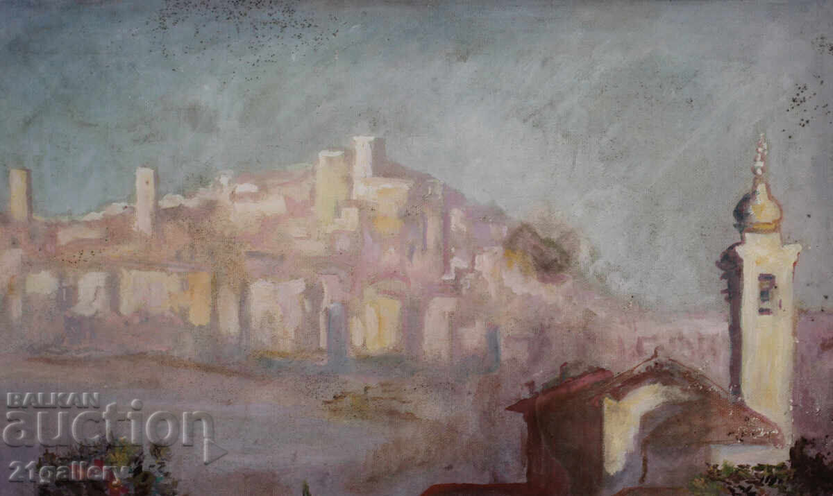 Landscape from Bergamo, mid-20th century, signed - 5 Landscape from Bergamo, mid-20th century, signed - 5