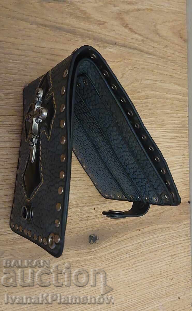 Poșetă din piele - 6