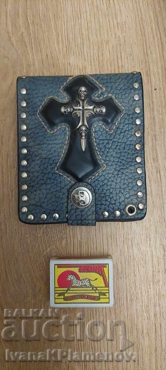 Poșetă din piele - 7