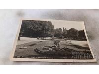 Postcard Stalin Corner from the Sea Garden 1955