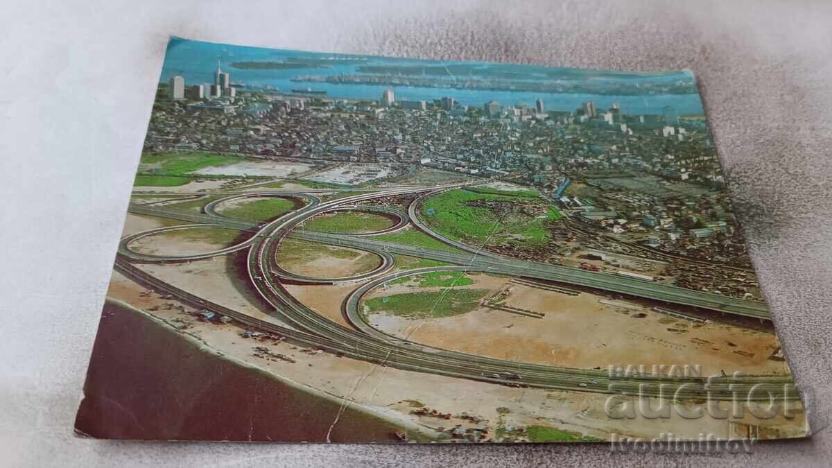 P K Lagos Aerial View from Lagos Lagoon 1981