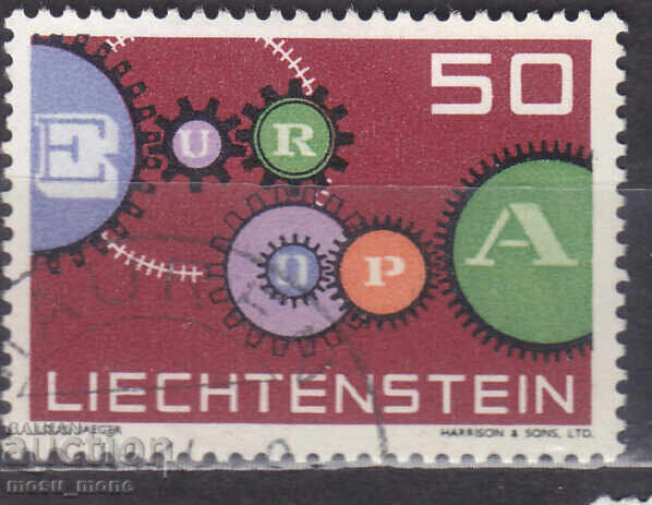 Europe SEP 1961 Liechtenstein