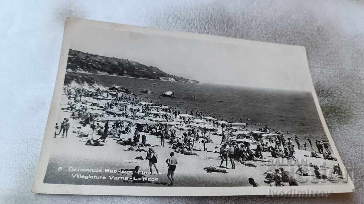 Postcard Varna The Beach Postcard Varna The Beach