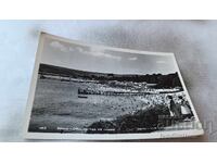 Postcard Varna General view of the beach 1961