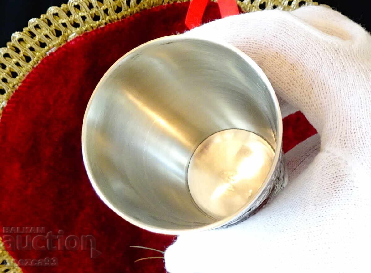 Pewter cup Aachen, Westphalia. - 6